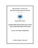 Luận văn Thạc sĩ Kinh tế: Giải pháp triển khai hệ thống ERP tại Tổng công ty Phân bón và Hóa chất dầu khí