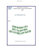 Đề tài: Ảnh hưởng của bức xạ ion hóa lên cơ thể con người