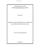 Luận văn Thạc sĩ Khoa học: Nghiên cứu một số mô hình vật lý thống kê bằng phương pháp Monte - Carlo
