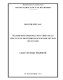 Luận văn Thạc sĩ Kinh tế: Giải pháp hoàn thiện hoạt động chiêu thị tại Công ty Dược phẩm TNHH Leung Kai Fook Việt Nam đến năm 2020