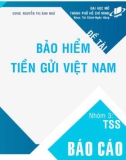 Đề tài: Bảo hiểm tiền gửi Việt Nam