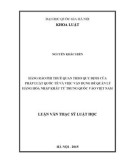 Luận văn Thạc sĩ Luật học: Hàng rào phi thuế quan theo quy định của pháp luật quốc tế và việc vận dụng để quản lý hàng hóa nhập khẩu từ Trung Quốc vào Việt Nam