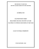 Luận văn Thạc sĩ Kinh tế: Giải pháp hoàn thiện hoạt động thu mua nguyên vật liệu tại Công ty cổ phần Chăn nuôi C.P Việt Nam