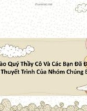 Bài thuyết trình: Hướng nghiệp ngành Sư phạm