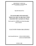 Luận văn Thạc sĩ Ngôn ngữ và văn hóa Việt Nam: Tổ chức dạy học phần Điện từ học' Vật lí 11 THPT theo hướng trải nghiệm thông qua việc chế tạo và sử dụng các dụng cụ thí nghiệm