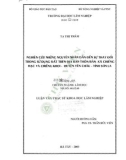 Luận văn Thạc sĩ Khoa học lâm nghiệp: Nghiên cứu những nguyên nhân dẫn đến sự thay đổi trong sử dụng đất trên địa bàn thôn/bản xã Chiềng Hạc và Chiềng Khoi - huyện Yên Châu - tỉnh Sơn La