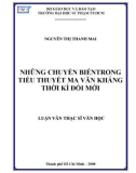 Luận văn Thạc sĩ Văn học: Những chuyển biến trong tiểu thuyết Ma Văn Kháng thời kì đổi mới