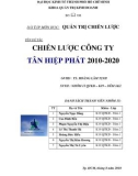 Đề tài: Chiến lược công ty Tân Hiệp Phát 2010 - 2020