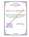 Khóa luận tốt nghiệp Quản trị kinh doanh: Đánh giá mức độ hài lòng của khách hàng khi sử dụng dịch vụ 4G của Vinaphone trên địa bàn thành thành phố Huế