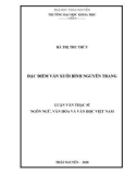 Luận văn Thạc sĩ Ngôn ngữ văn học và Văn học Việt Nam: Đặc điểm văn xuôi Bình Nguyên Trang