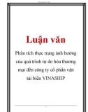 Luận văn: Phân tích thực trạng ảnh hưởng của quá trình tự do hóa thương mại đến công ty cổ phần vận tải biển VINASHIP