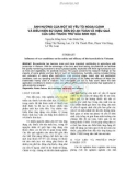 Ảnh hưởng của một số yếu tố ngoại cảnh và điều kiện sử dụng đến độ an toàn và hiệu quả của các thuốc trừ sâu sinh học