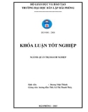 Khóa luận tốt nghiệp Quản trị kinh doanh: Một số giải pháp Marketing để nâng cao hiệu quả hoạt động sản xuất kinh doanh tại công ty Cổ phần Cảng Nam Hải