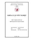 Tóm tắt Khóa luận tốt nghiệp khoa Xuất bản - Phát hành: Thực trạng sách lậu trên địa bàn Hà Nội năm 2013