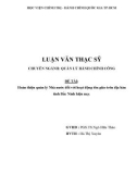 Luận văn Thạc sĩ Quản lý hành chính công: Hoàn thiện quản lý Nhà nước đối với hoạt động tôn giáo trên địa bàn tỉnh Bắc Ninh hiện nay