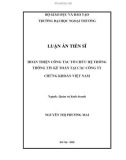 Luận án Tiến sĩ Quản trị kinh doanh: Hoàn thiện công tác tổ chức hệ thống thông tin kế toán tại các công ty chứng khoán Việt Nam