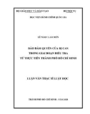 Luận văn Thạc sĩ Luật học: Bảo đảm quyền của bị can trong giai đoạn điều tra từ thực tiễn Thành phố Hồ Chí Minh