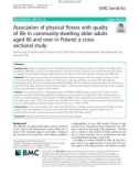 Association of physical fitness with quality of life in community-dwelling older adults aged 80 and over in Poland: A crosssectional study