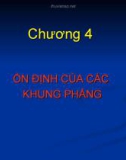 Bài giảng Ổn định công trình - Chương 4: Ổn định của các khung phẳng