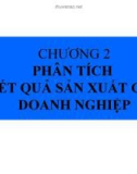 CHƯƠNG 2 PHÂN TÍCH KẾT QUẢ SẢN XUẤT CỦA DOANH NGHIỆP