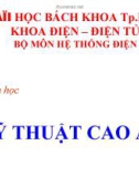 Giáo trình kỹ thuật cao áp - Chương 2