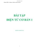 BÀI TẬP ĐIỆN TỬ CƠ BẢN 1