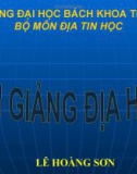 Bài giảng Địa hình - Lê Hoàng Sơn