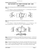 BÀI TẬP KẾT CẤU THÉP