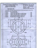 Đề thi môn Hình họa - Vẽ kỹ thuật - ĐH Sư phạm Kỹ thuật