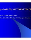 Môn học tín chỉ: Mạng thông tin quang