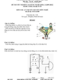 Đề thi & đáp án lý thuyết Công nghệ ô tô năm 2012 (Mã đề LT9)
