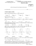 Đề kiểm tra HK 1 môn Toán lớp 12 năm 2016-2017 - THPT Đặng Thúc Hứa - Mã đề 357