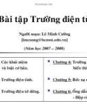 Bài tập trường điện từ - Chương 1