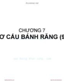 Bài giảng Nguyên lý máy: Chương 7 - TS. Nguyễn Chí Hưng