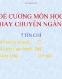 Bài giảng phay chuyên ngành - Nguyễn Văn Phước