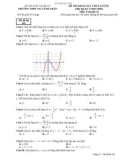Đề kiểm tra giữa học kì 1 môn Toán lớp 12 năm 2021-2022 có đáp án - Trường THPT Nguyễn Cảnh Chân