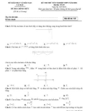 Đề thi thử tốt nghiệp THPT năm 2021 môn Toán có đáp án - Sở GD&ĐT Cà Mau