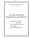 Sáng kiến kinh nghiệm THPT: Phát triển phẩm chất và năng lực cho học sinh thông qua dạy học dự án Điều tra một số chỉ tiêu sinh lý ở người