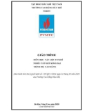 Giáo trình Vật liệu cơ khí (Nghề: Cắt gọt kim loại - Trình độ: Cao đẳng) - Trường Cao Đẳng Dầu Khí (năm 2020)