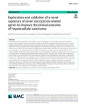 Exploration and validation of a novel signature of seven necroptosis-related genes to improve the clinical outcome of hepatocellular carcinoma