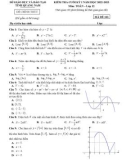 Đề kiểm tra học kì 1 môn Toán lớp 12 năm 2022-2023 - Sở GD&ĐT Quảng Ngãi (Mã đề 123)