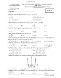 Đề thi thử tốt nghiệp THPT năm 2021 môn Toán có đáp án - Trường THPT chuyên Hạ Long (Lần 3)