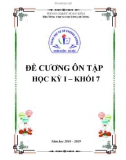 Đề cương ôn tập học kì 1 môn Ngữ văn 7 năm 2018-2019 - Trường THCS Chương Dương