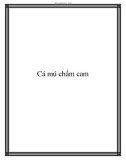 Cá mú chấm cam