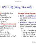 DNS : Hệ thống tên miền