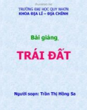 Trái đất quay quanh mặt trời