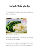 Cách chế biến gân lợn