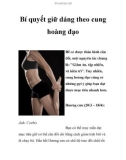 Bí quyết giữ dáng theo cung hoàng đạo