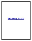 Bún thang Hà Nội