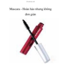 Mascara - Hoàn hảo nhưng không đơn giản